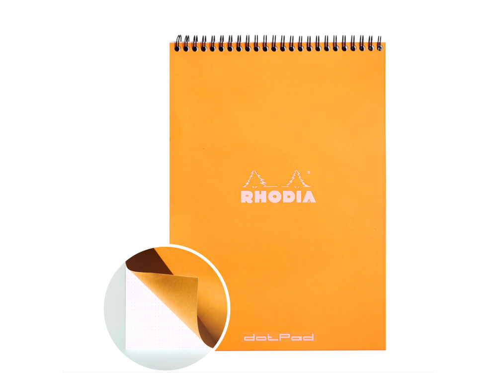 Rhodia - Top Spiral Pad No. 18 - A4 - Orange (Dot)