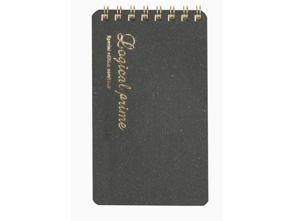Nakabayashi - Logical Prime Ring Notebook - A7 - Gray (Grid)