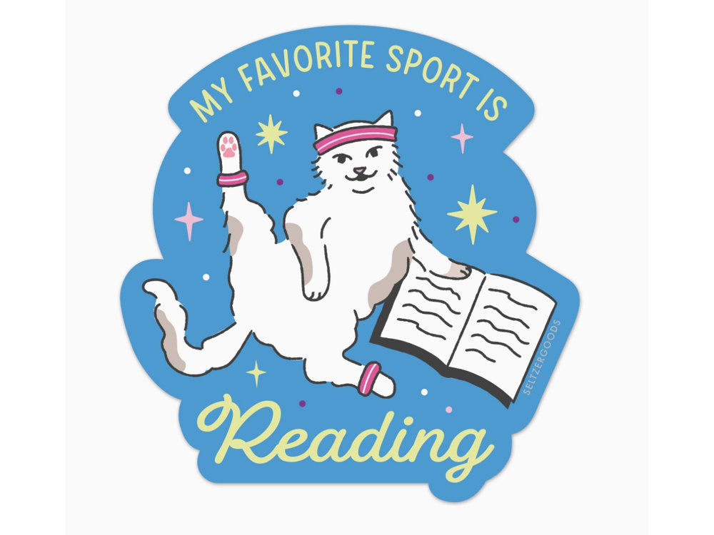 Seltzer Goods - Sticker - Reading Sport Cat