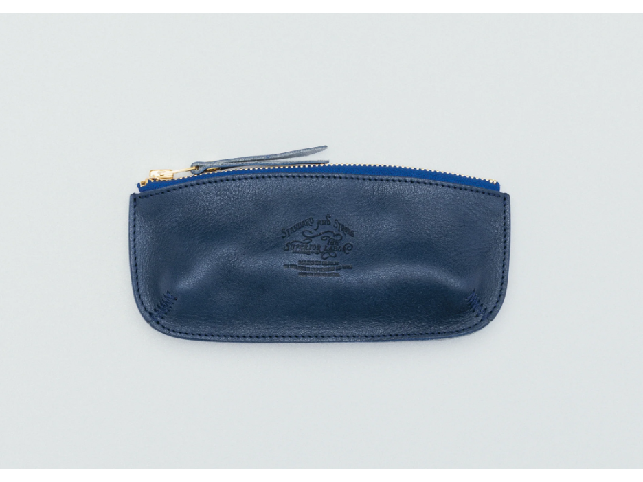 The Superior Labor - Leather Pen Case - Blue