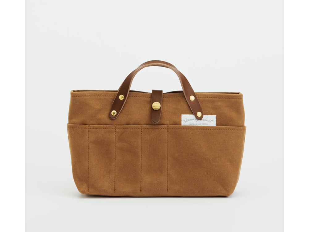 The Superior Labor - Paraffin Canvas Mini Bag - Brown