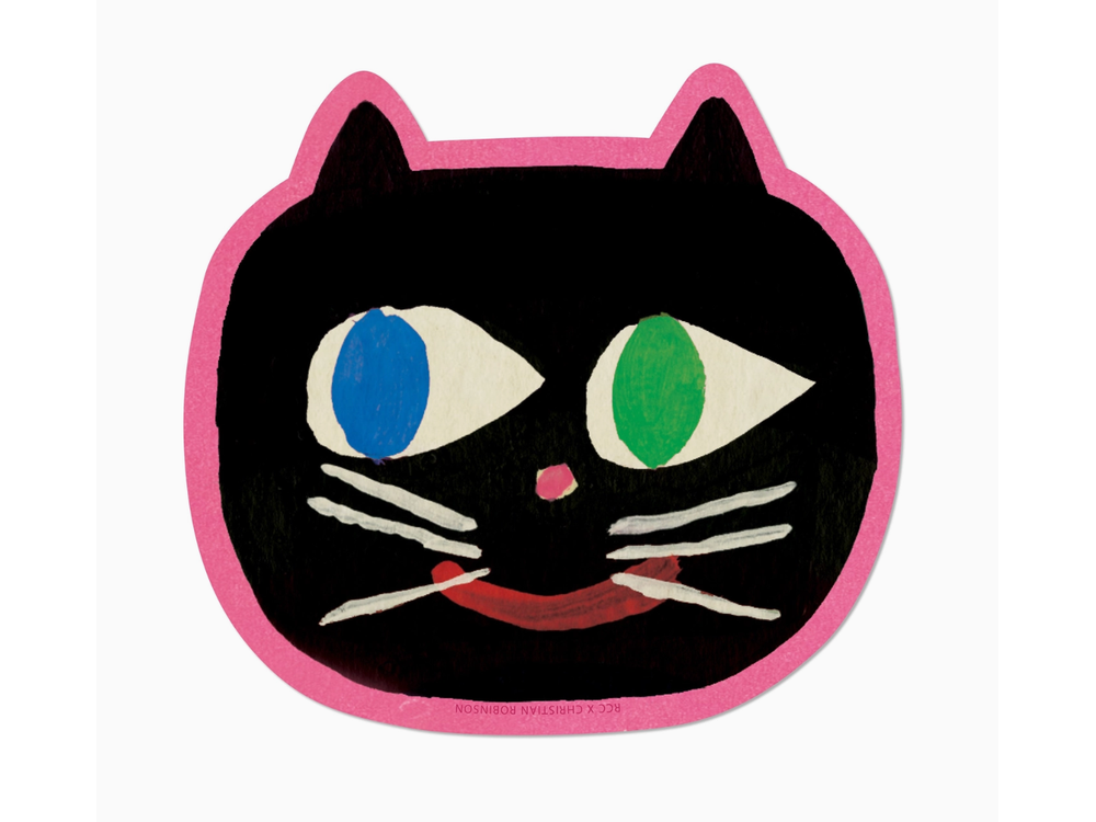 Red Cap Cards - Sticker - Cool Cat