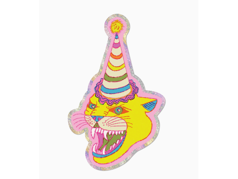 Red Cap Cards - Sticker - Party Hat