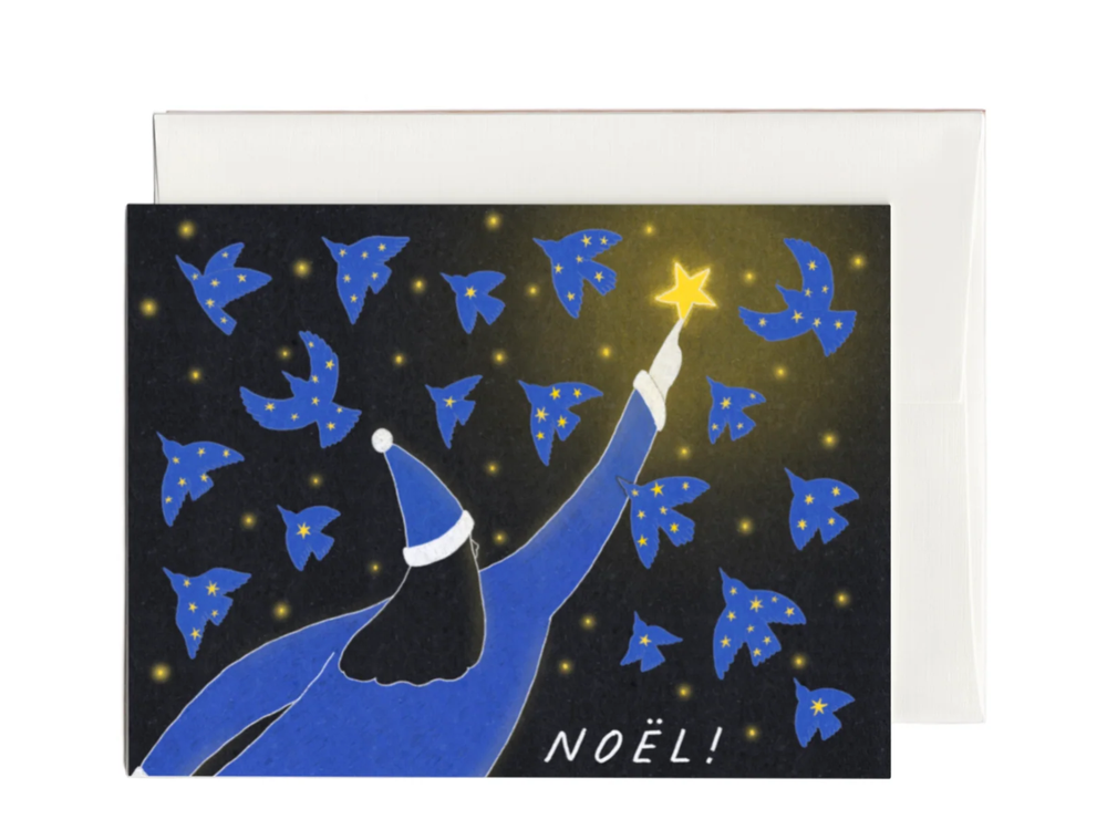 Foonie - Holiday Greeting Card - Starry Night