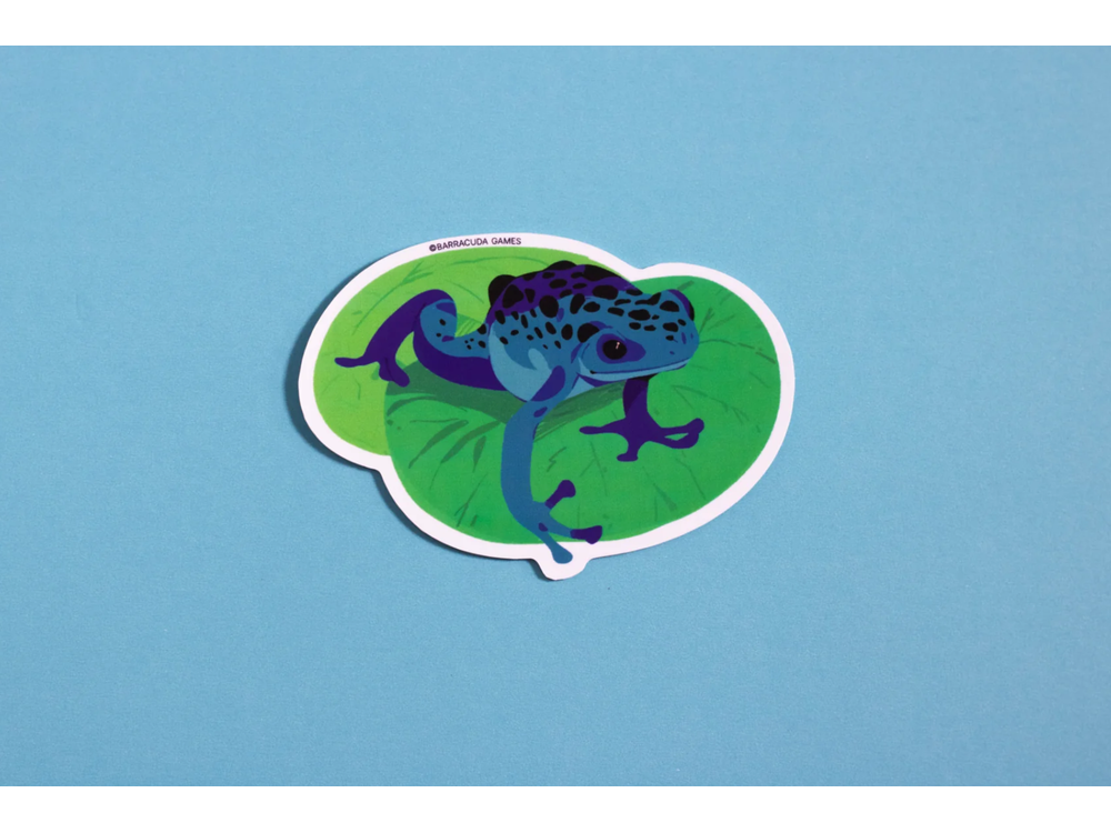 Bio Blitz - Vinyl Sticker - Blue Poison Dart Frog