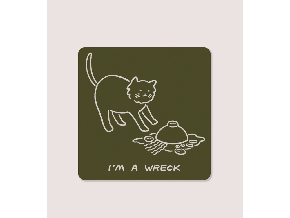 Stay Home Club - Vinyl Sticker - I'm A Wreck (Soup)