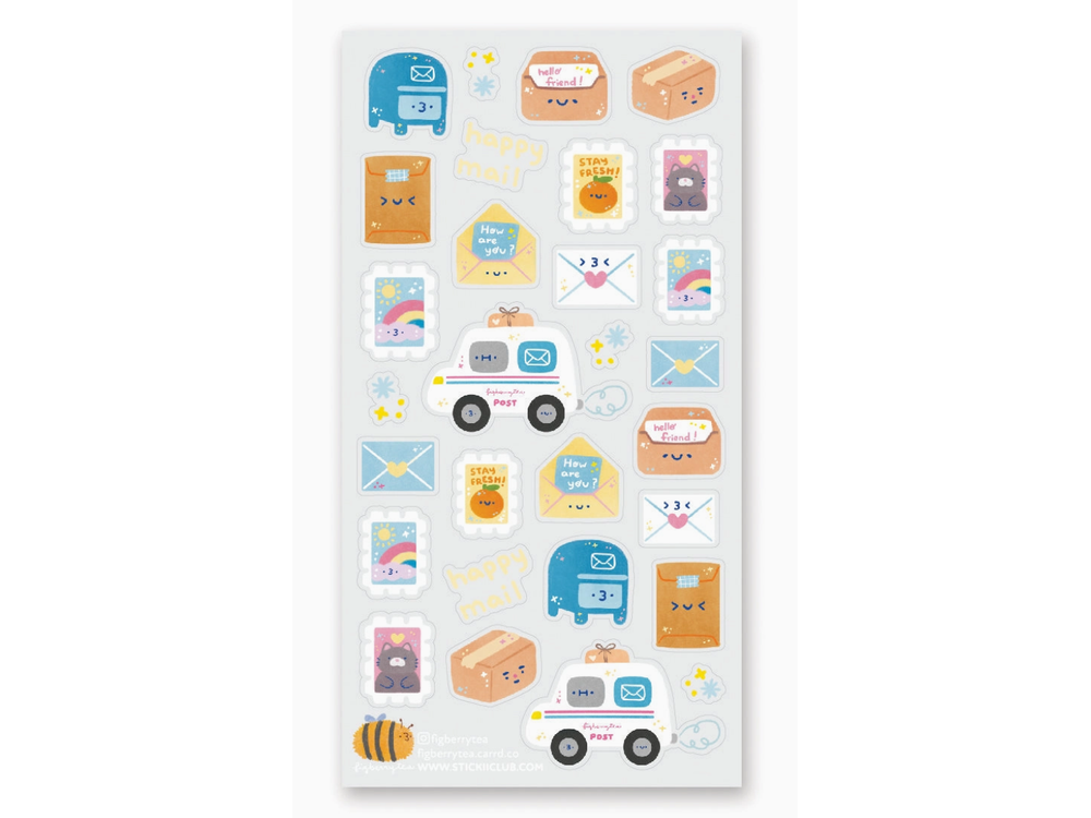 STICKII - Sticker Sheet - Postmarked with Love