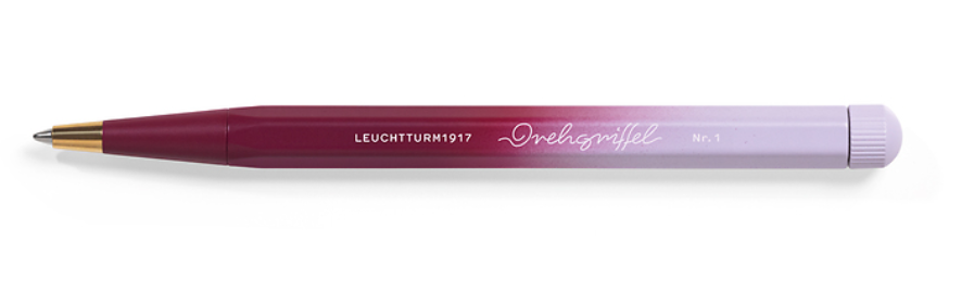 Leuchtturm Drehgriffel Ballpoint Pen - Gradient Edition - Port Red/Lilac