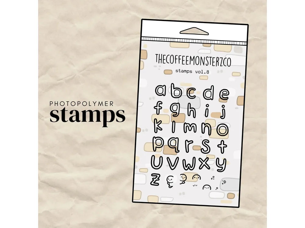 <b>PRE-ORDER</b> - TheCoffeeMonstezCo - Emoti Stamp Set Vol.8