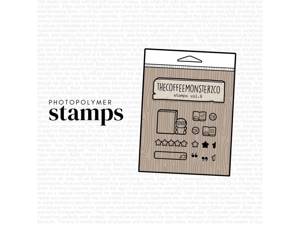<b>PRE-ORDER</b> - TheCoffeeMonstezCo - Emoti Stamp Set Vol.9