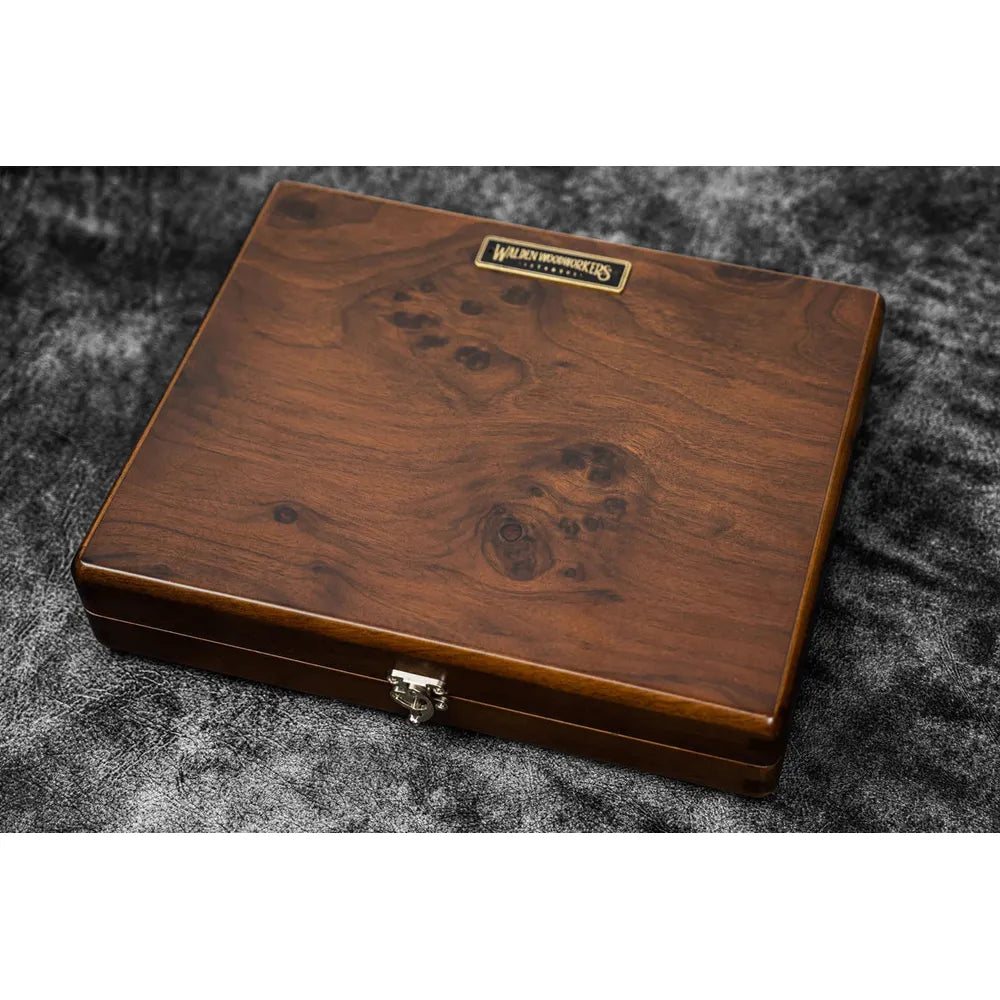 Galen Leather - The Writing Box - Burl Walnut Special Edition