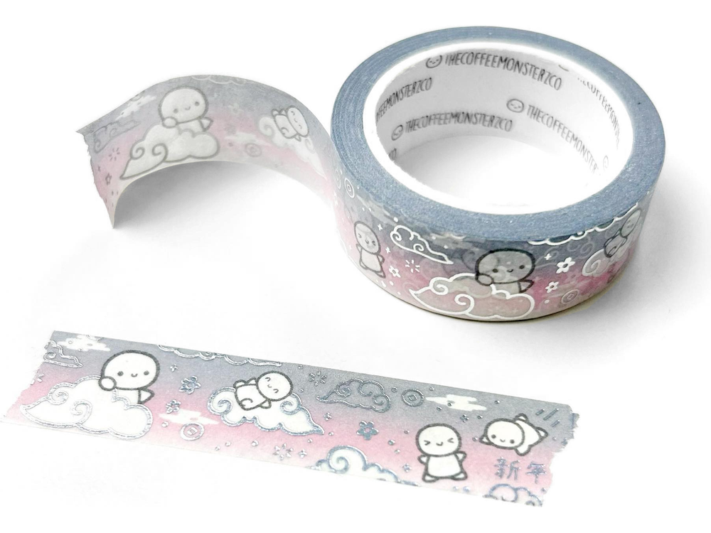 TheCoffeeMonsterzCo - Washi Tape - Lunar Skies (15mm)