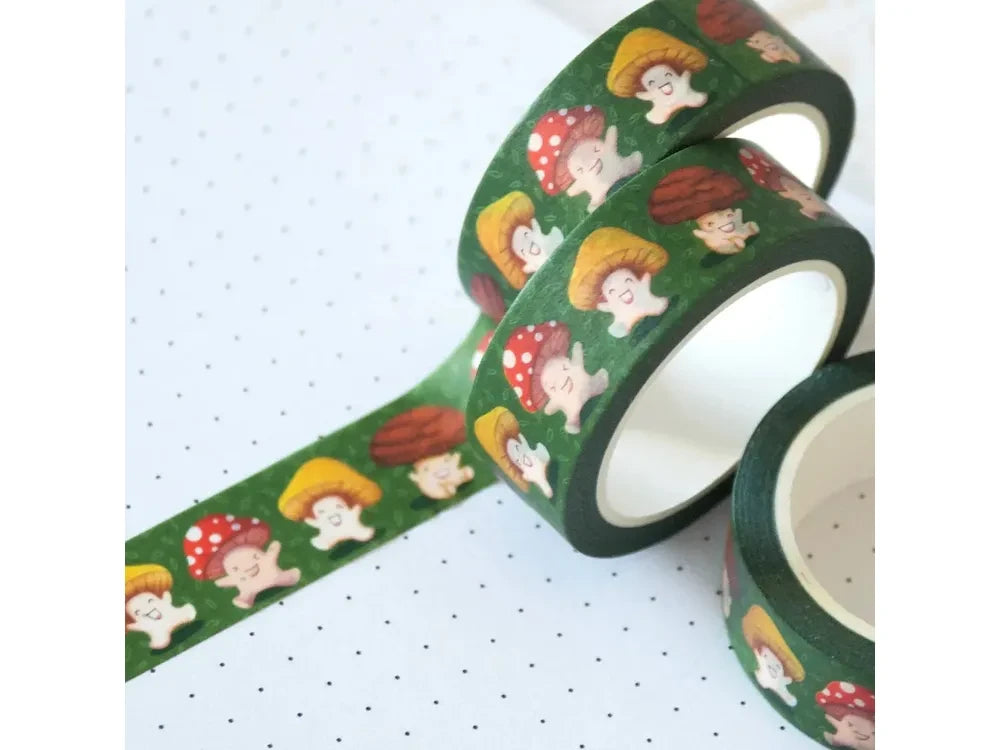 Hop & Flop Washi Tape - Mushroom