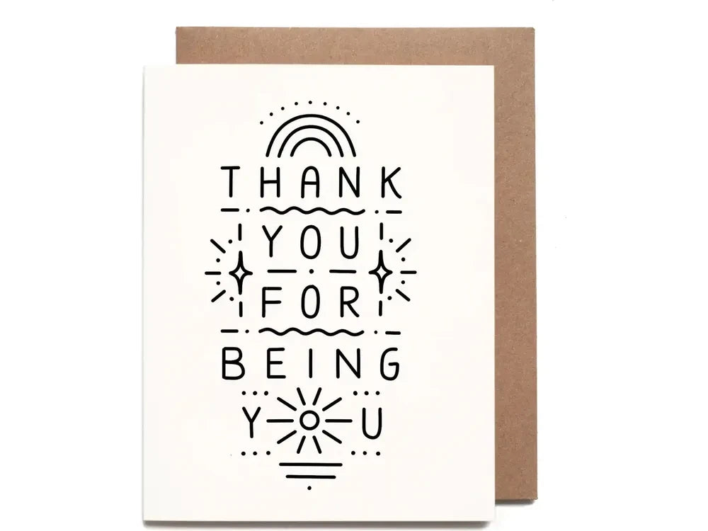 Worthwhile Paper Card - Thank You For Being You