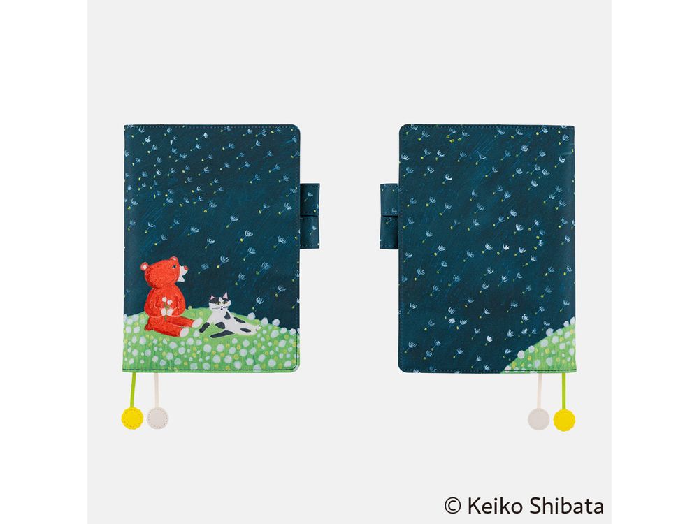 Hobonichi 2025 - A5 Cover - Keiko Shibata: Gentle breeze in a dandelion field