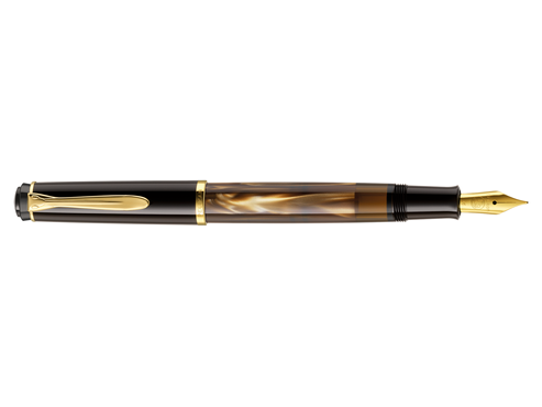 Pelikan M200 Fountain Pen - Brown-Marbled