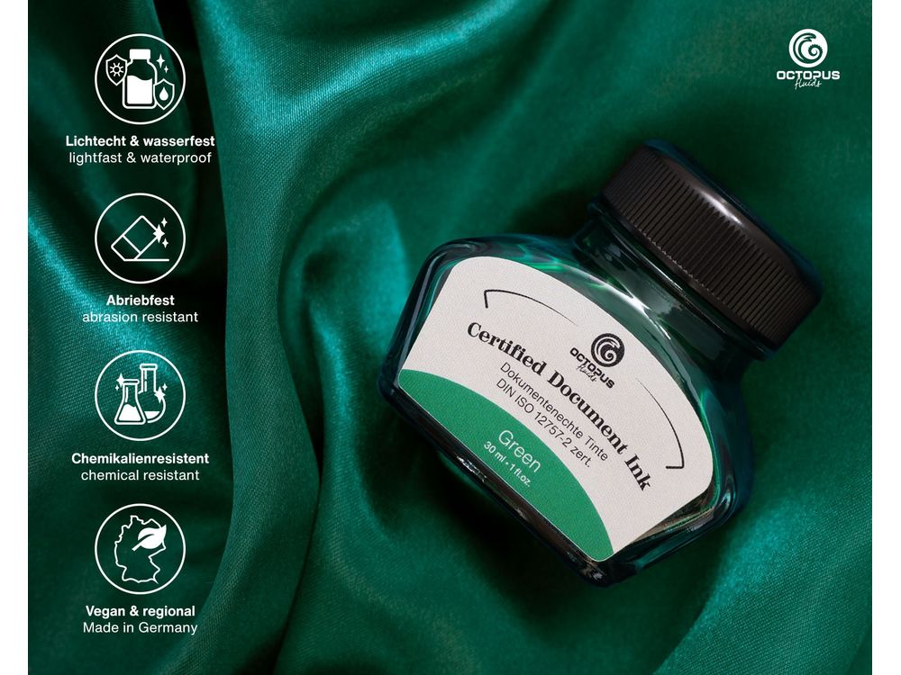 Octopus Document Ink - Green (30mL)