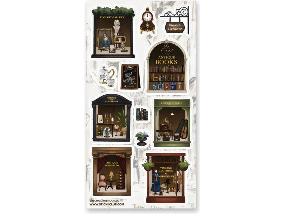 STICKII - Antique Store Fronts - 1 Sheet