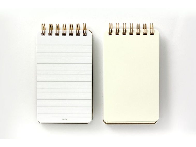 Midori Grain Ring Memo - Black