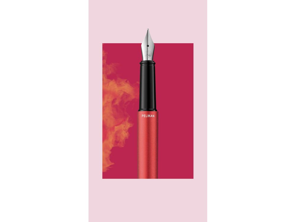 Pelikan Ineo Fountain Pen - Fiery Red