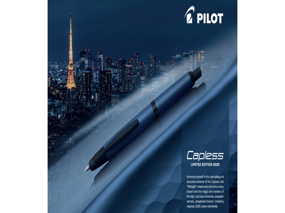 Pilot Vanishing Point Fountain Pen - 2025 Limited Edition - Link Midnight