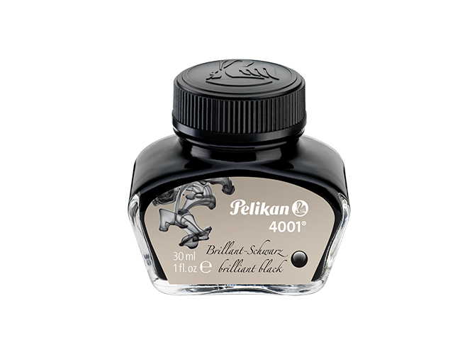 Pelikan 4001 - Fountain Pen Ink (30mL) - Brilliant Black