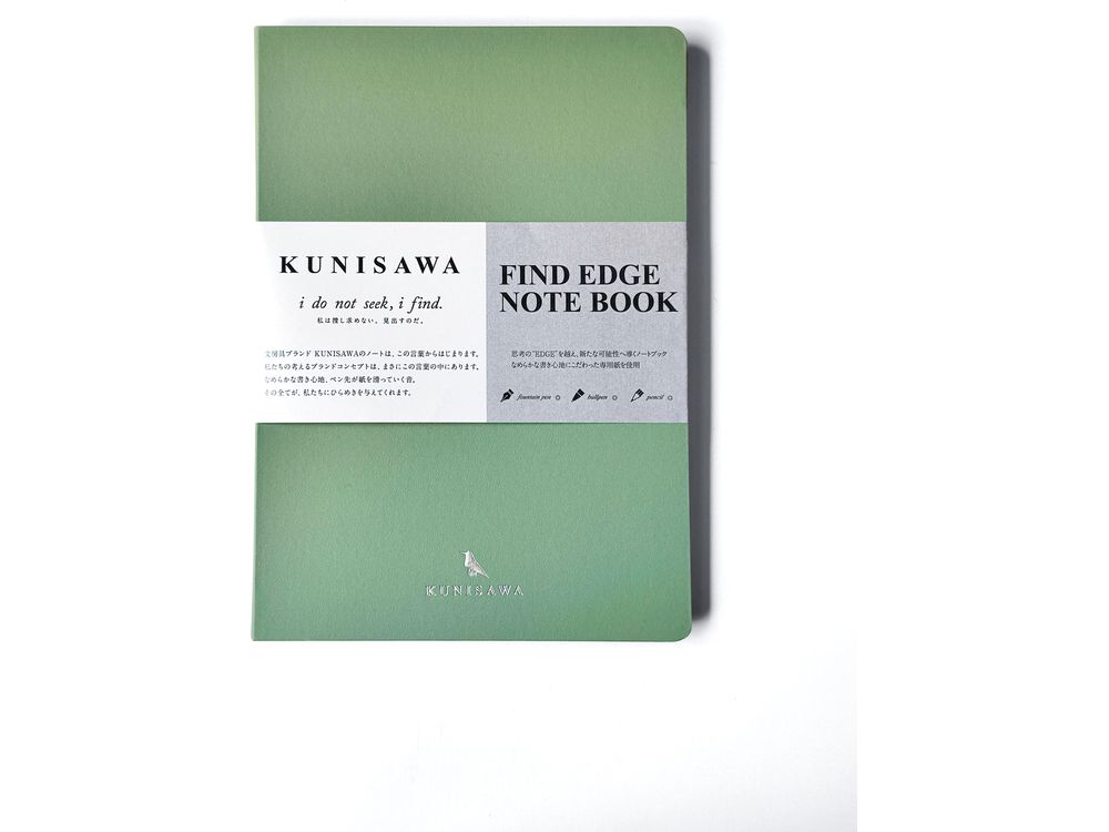 Kunisawa Find Edge Notebook - A5 - Wasabi (Dot Grid)