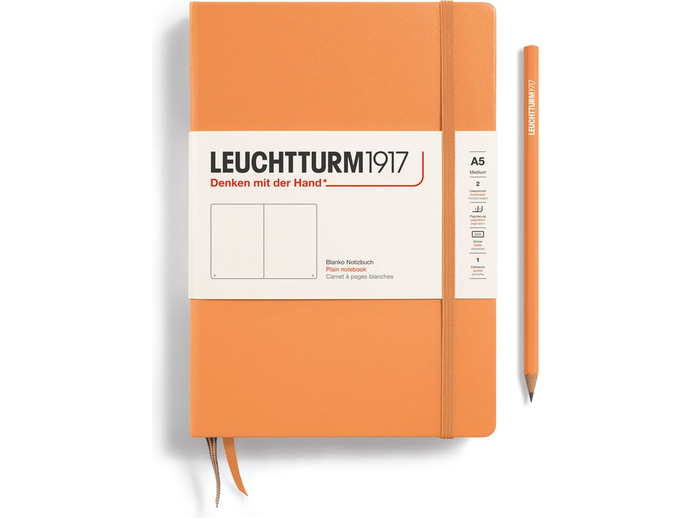 Leuchtturm Hardcover A5 Notebook - Apricot (Dot)