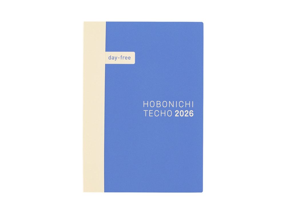 Hobonichi 2026 - Japanese Day-Free Book [A6 size/Monthly/Jan start/Mon start]