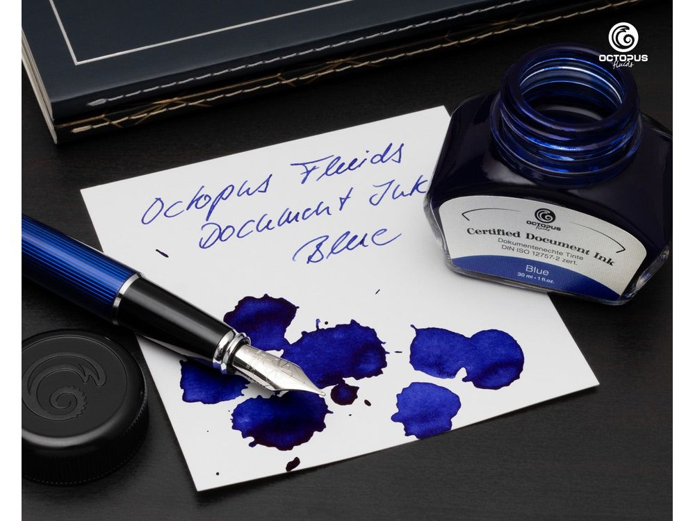 Octopus Document Ink - Blue (30mL)