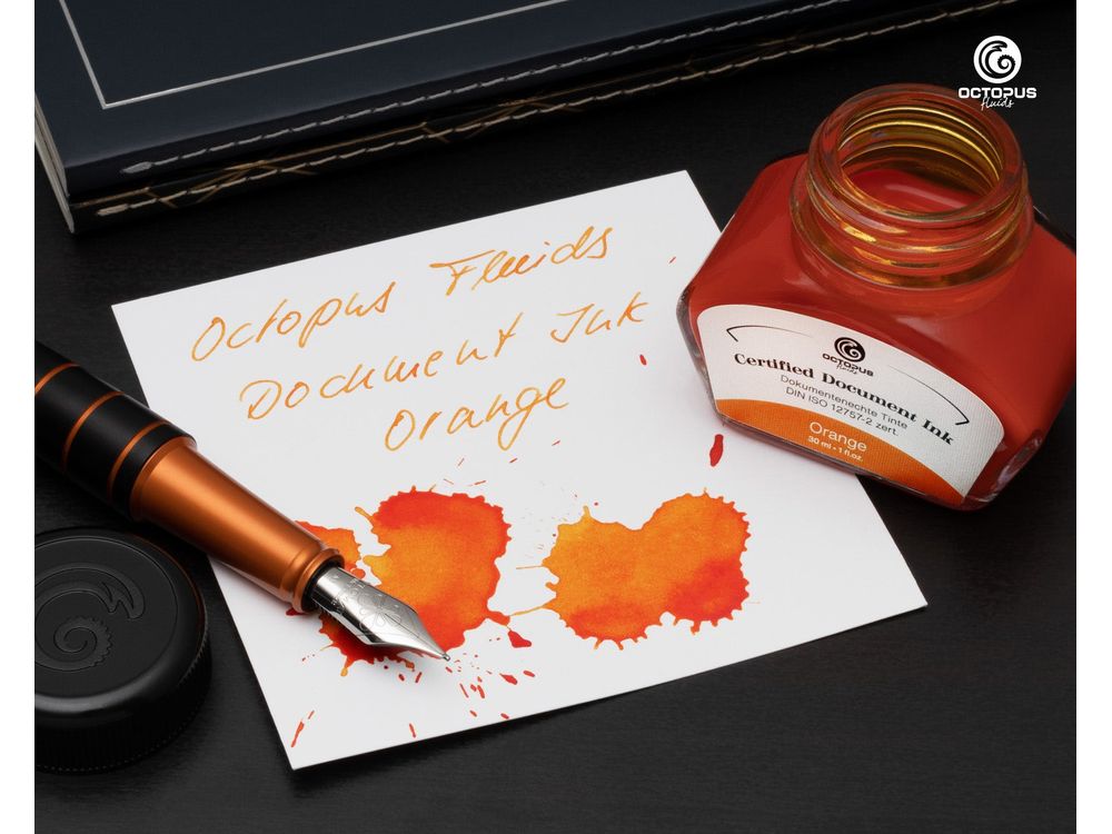 Octopus Document Ink - Orange (30mL)