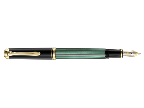 Pelikan Souverän M400 Fountain Pen - Black-Green