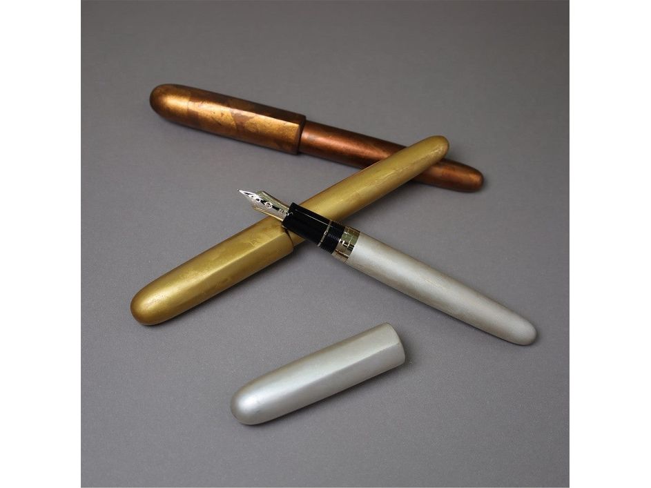 Sailor Nawate Furubihaku Fountain Pen - Bespoke - Sui (Silver Foil)