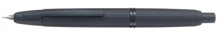 Pilot Vanishing Point Fountain Pen - Black Matte Stripe