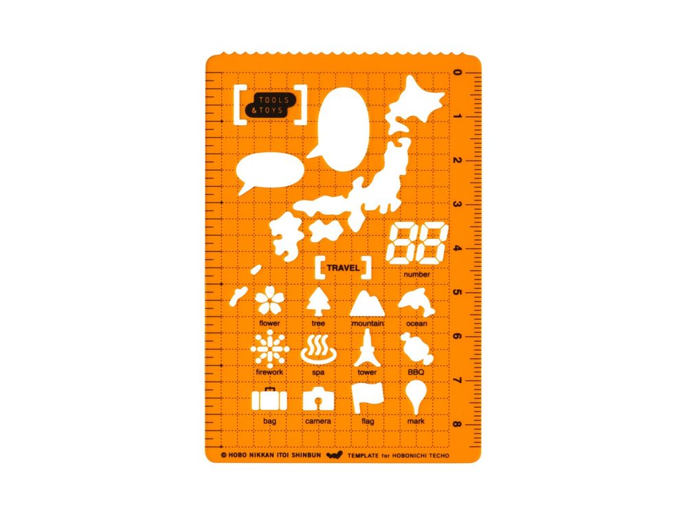Hobonichi 2026 - Accessories - Hobonichi Stencil - Travel