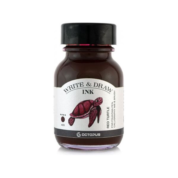 Octopus Write & Draw Ink (50mL) - Red Turtle
