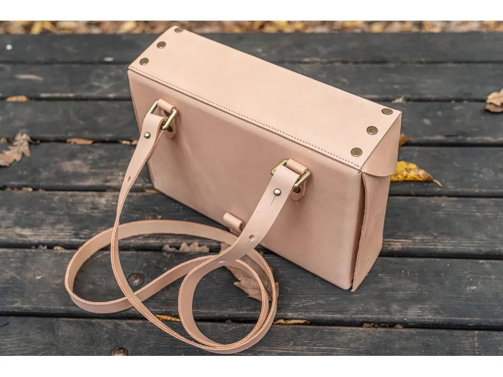 Galen Leather - Writer's Medic Bag - Undyed