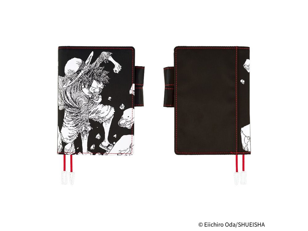 Hobonichi 2026 - A6 Cover - ONE PIECE magazine: Straw Hat Luffy (Black)
