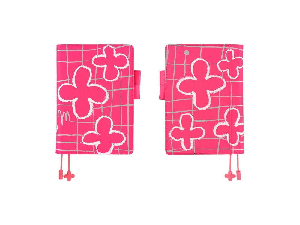 Hobonichi 2026 - A5 Cover - Makoto Matsubayashi: Pink Flowers
