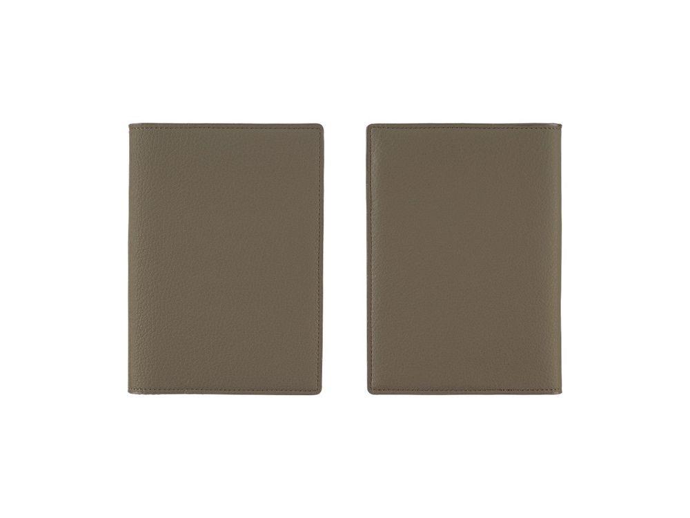 Hobonichi 2026 - A6 Cover - Leather: Taut (Gray & Light Blue)