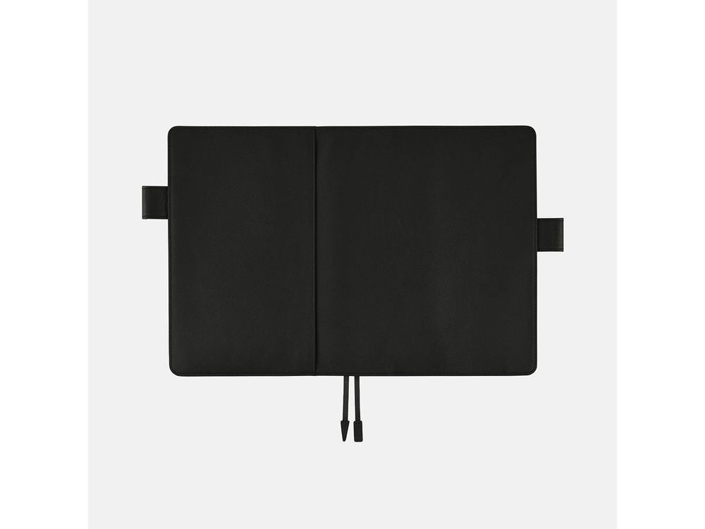 Hobonichi 2025 - A5 Cover - Leather: TS Basic - Black