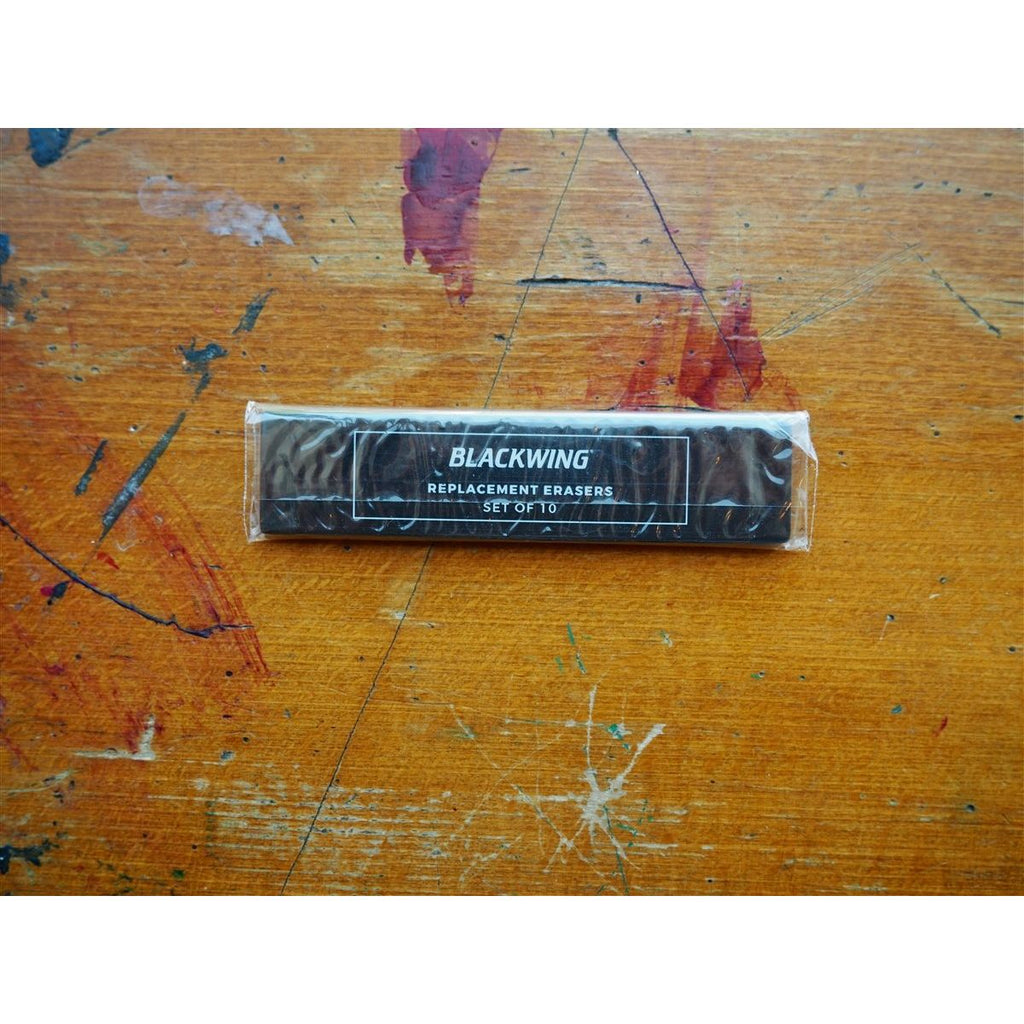 Palomino Blackwing Replacement Erasers (pack of 10) - Black