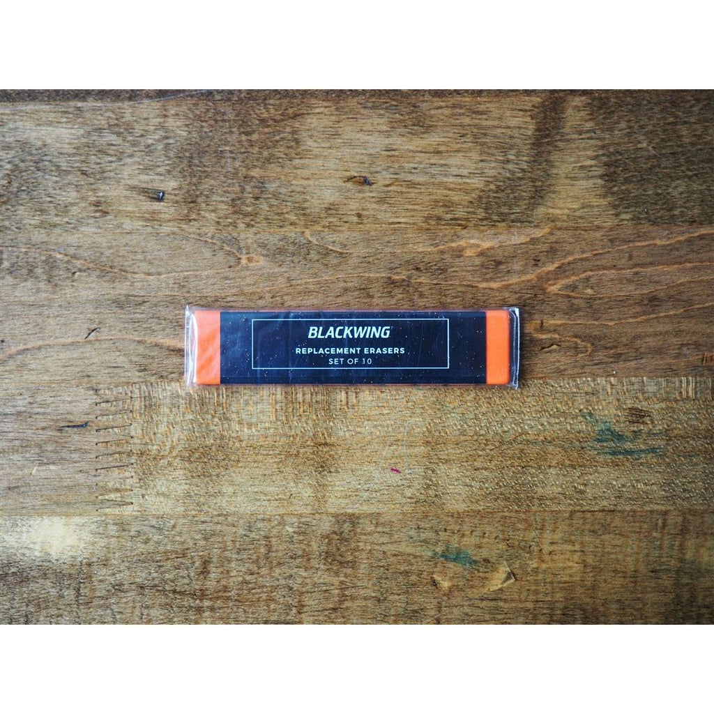 Palomino Blackwing Replacement Erasers (pack of 10) - Orange