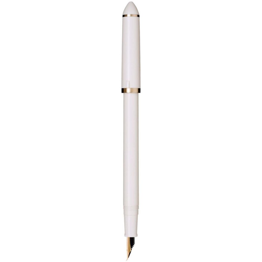 Sailor Compass - Fude de Mannen - Fountain Pen (40°) - Pearl White