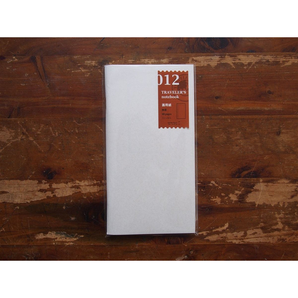 Traveler's Notebook Regular Size Refill - 012 Sketch Notebook