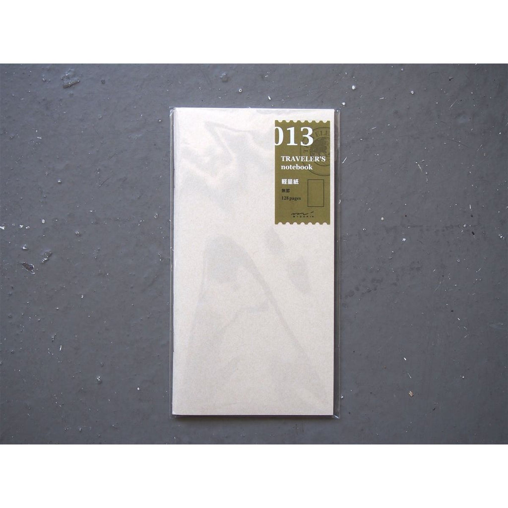 Traveler's Notebook Regular Size Refill - 013 Lightweight Paper