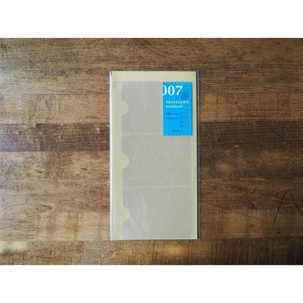Traveler's Notebook Regular Size Refill - 007 Card File