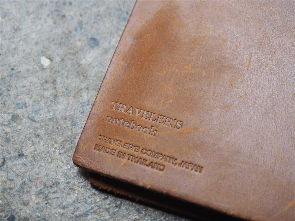 Traveler's Notebook Passport Size - Camel Leather