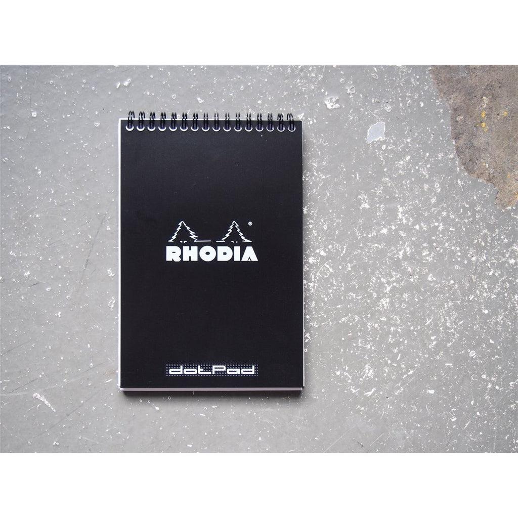 Rhodia Top Spiral Pad No. 16 - Dot - Black (A5)