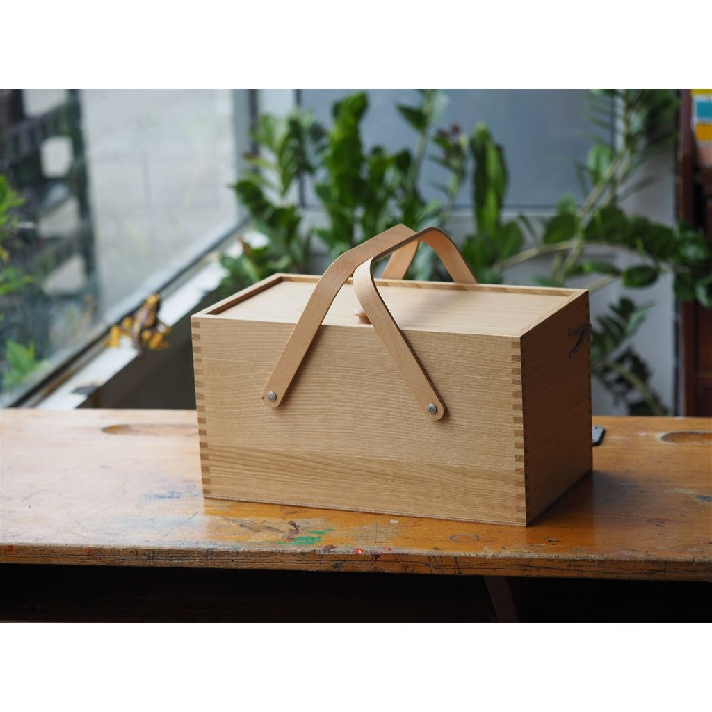Classiky Chestnut Sewing Box